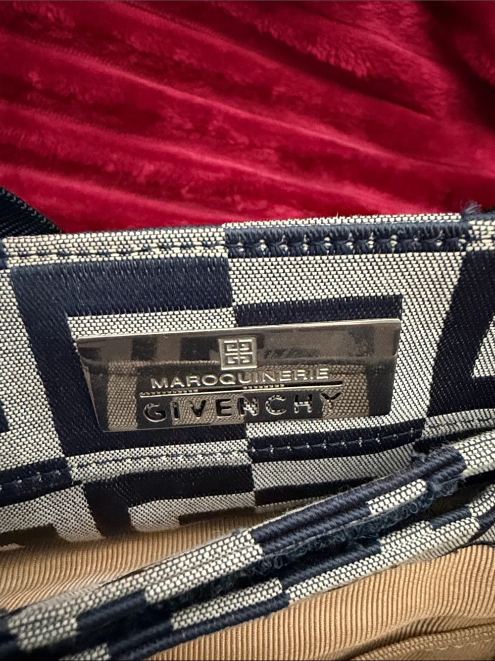 Givenchy geometric print canvas tote bag